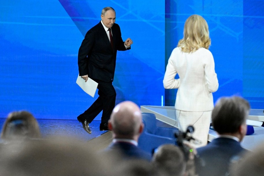 Doroczna konferencja prasowa Władimira Putina; Moskwa, 19 grudnia 2025 /ALEXANDER NEMENOV/AFP/East News /East News