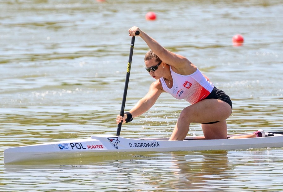 Dorota Borkowska  jako pierwsza z Biało-Czerwonych wywalczyła w sobotę medal /	Ondrej Hajek /PAP/CTK