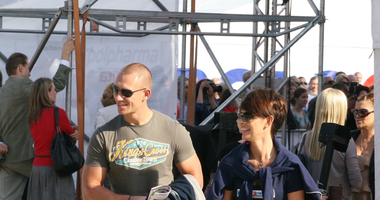 Dorota Gardias i Patryk Kalski w 2011 r. /Agencja FORUM