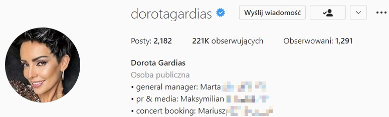 Dorota Gardias Instagram /@dorotagardias /Instagram