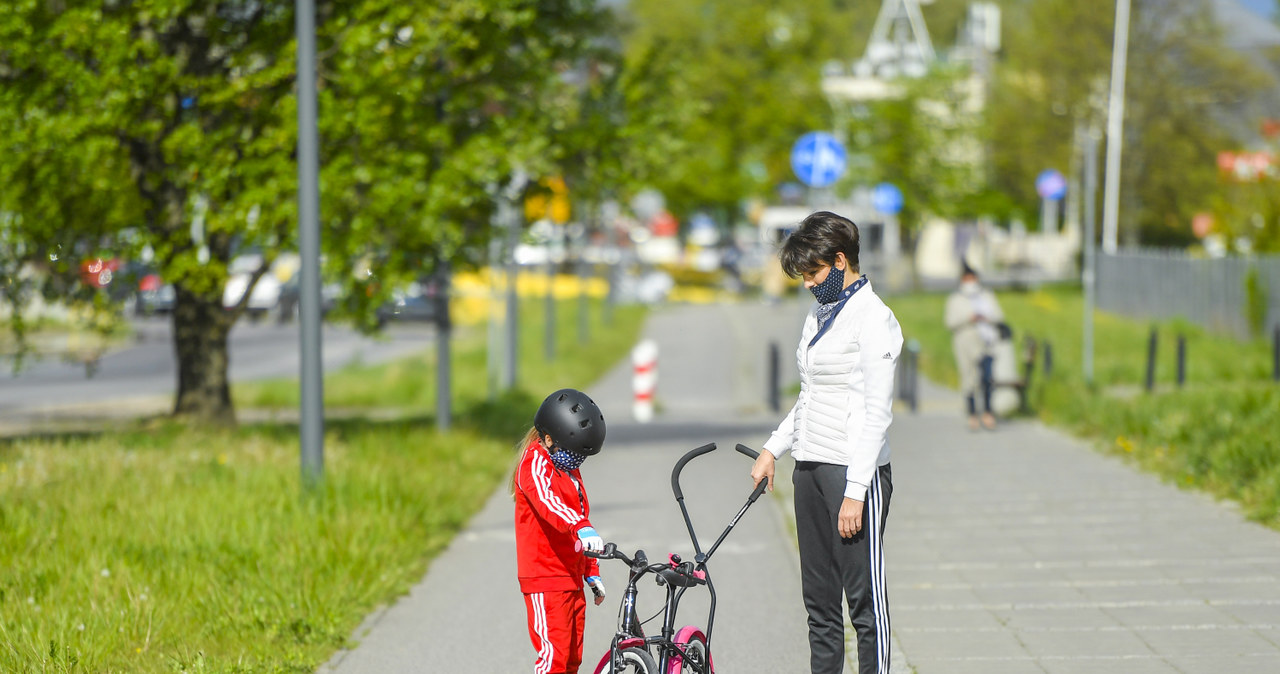 Dorota Gardias z córką, zdj. z maja 2020 roku /AKPA