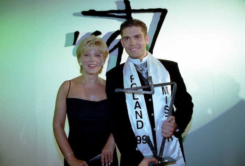 Dorota Kamińska i Michał Kruk w 1999 roku /Agencja FORUM