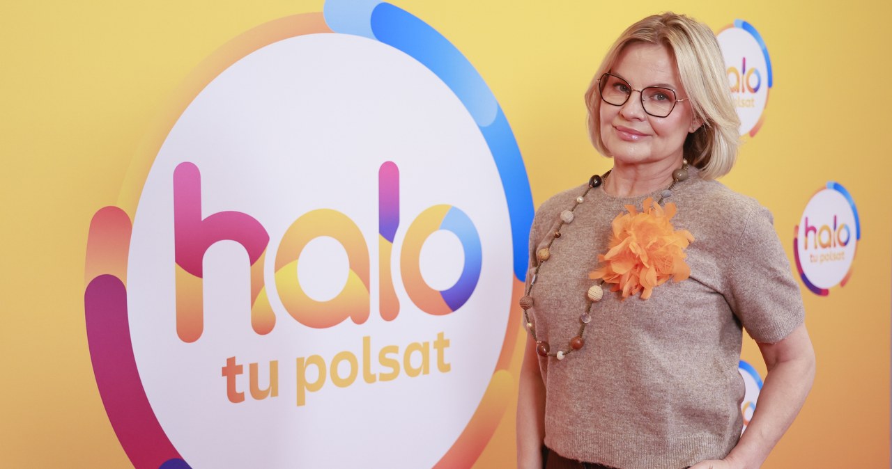 Dorota Kipiel w studiu "halo tu polsat" /Gałązka /AKPA