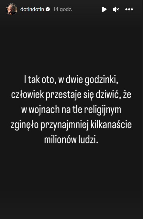 Dorota Szelągowska o swoim stosunku do wiary katolickiej https://www.instagram.com/dotindotin/