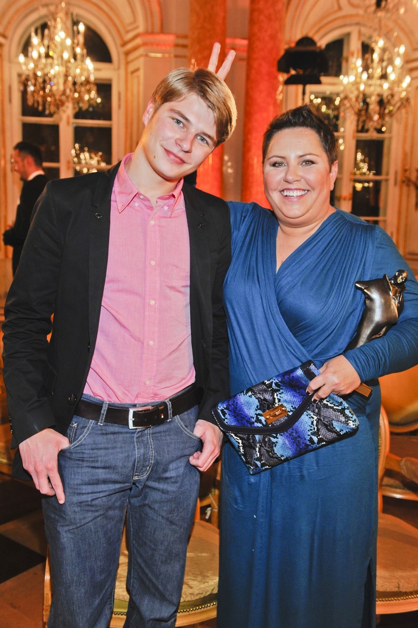 Dorota Wellman z synem /VIPHOTO /East News