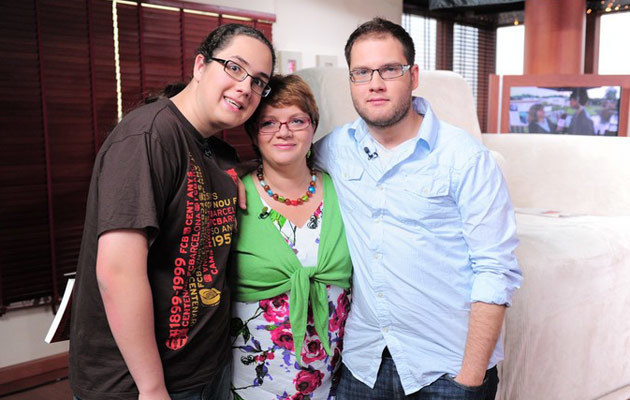 Dorota Zawadzka z synami, fot.Wojciech Olszanka &nbsp; /East News