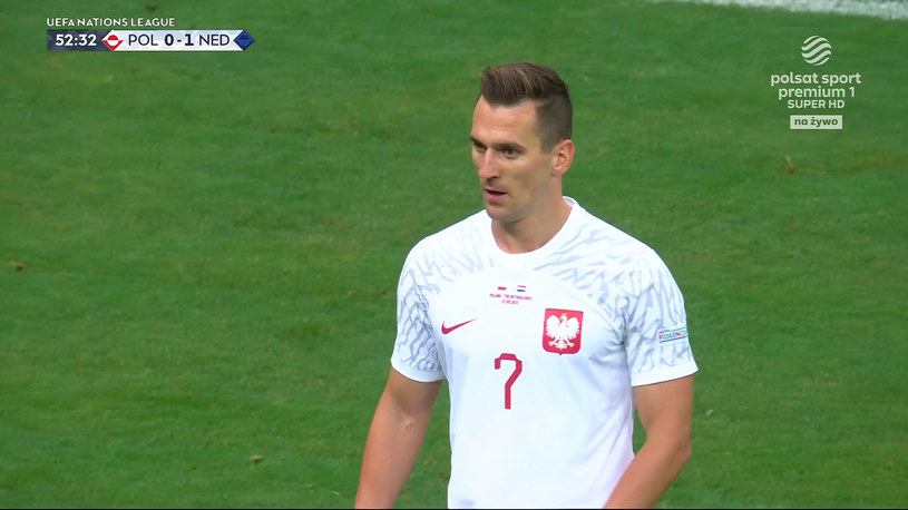 Doskonała okazja Arka Milika w meczu Polska - Holandia WIDEO (Polsat Sport) 