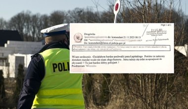 Dostała mandat za prędkość. W mailu napisała wprost, co myśli o policjancie