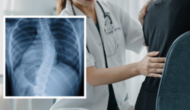 Dotyka miliony ludzi na całym świecie. Wystająca łopatka i pochylenie postawy to objawy
