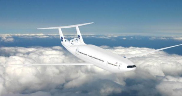 Double-bubble to kolejny pomysł na mniejsze zużycie paliwa przez lotnictwo cywilne.  Fot. MIT /materiały prasowe