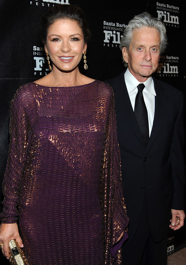 Douglas i jego żona, Catherine Zeta Jones, znów zaczęli pojawiać się na hollywoodzkich imprezach. &nbsp; /Getty Images