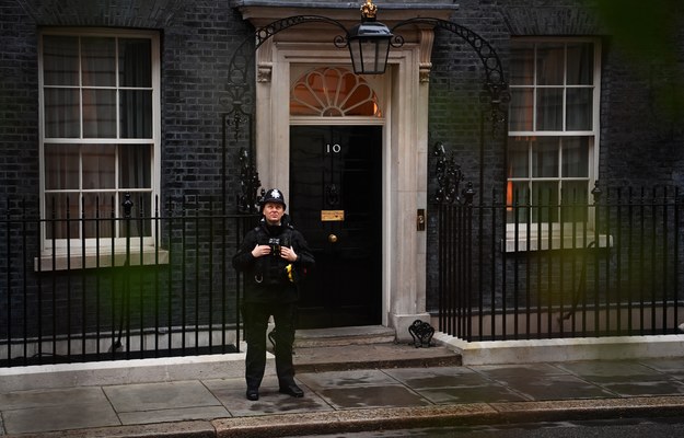 Downing Street 10 - siedziba brytyjskiego premiera /ANDY RAIN /PAP/EPA