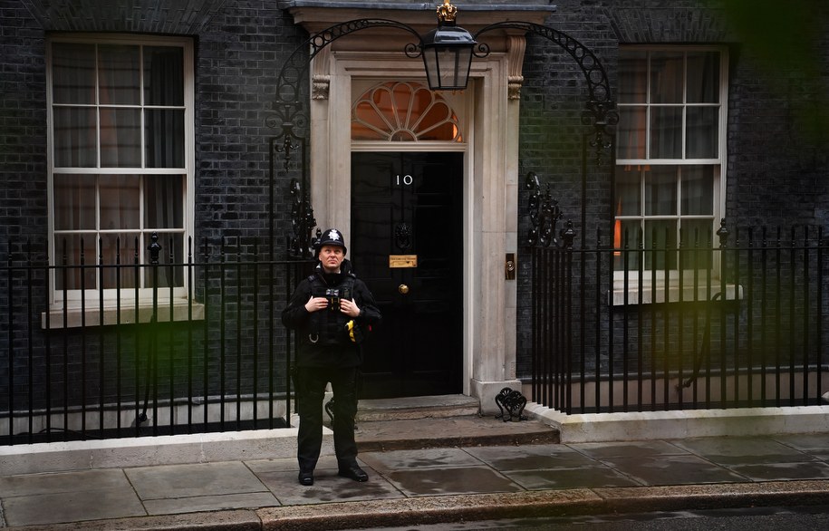 Downing Street 10 - siedziba brytyjskiego premiera /ANDY RAIN /PAP/EPA
