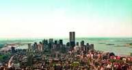 Downtown Manhattanu z World Trade Center /Encyklopedia Internautica