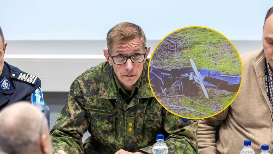 Dowódca Fińskich Sił Powietrznych, generał major Timo Herranen o dwóch dronach, które naruszyły przestrzeń powietrzną kraju /SASU JARNSTEDT/AFP/East News /East News