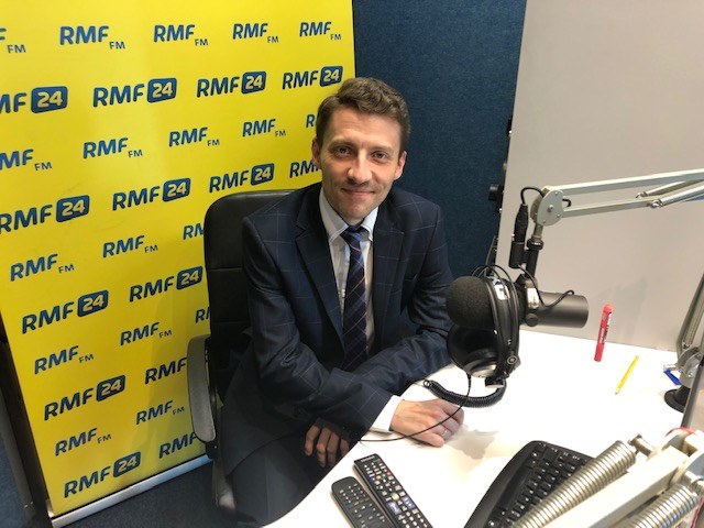 dr Sebastian Kwiatek, internista z Wojewódzkiego Szpitala Specjalistycznego nr 4 w Bytomiu /Anna Kropaczek /RMF FM