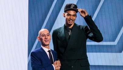 Draft do NBA: Wembanyama trafił do San Antonio Spurs