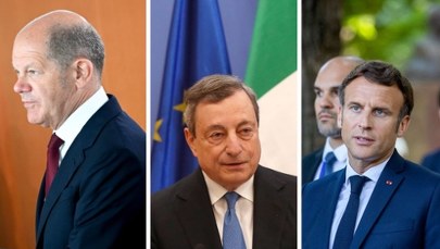 Draghi, Macron i Scholz są w drodze do Kijowa