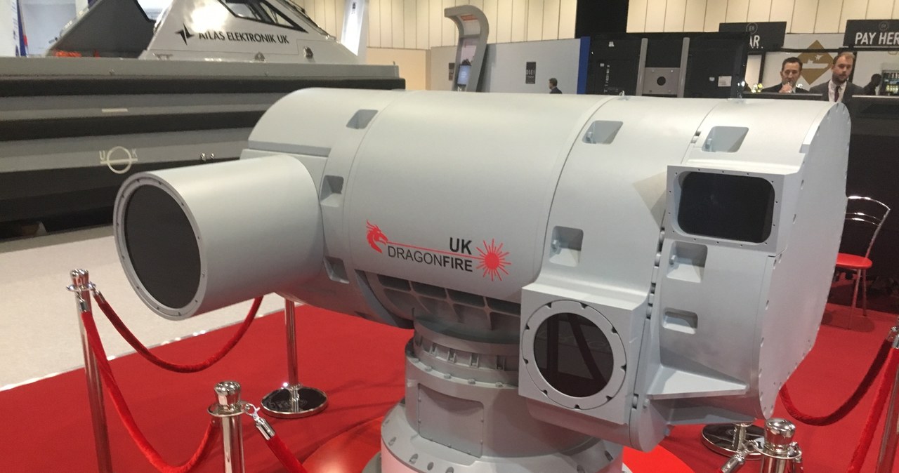 Dragon Fire. Wyjątkowy laser przeciwko dronom. /MBDA UK /domena publiczna