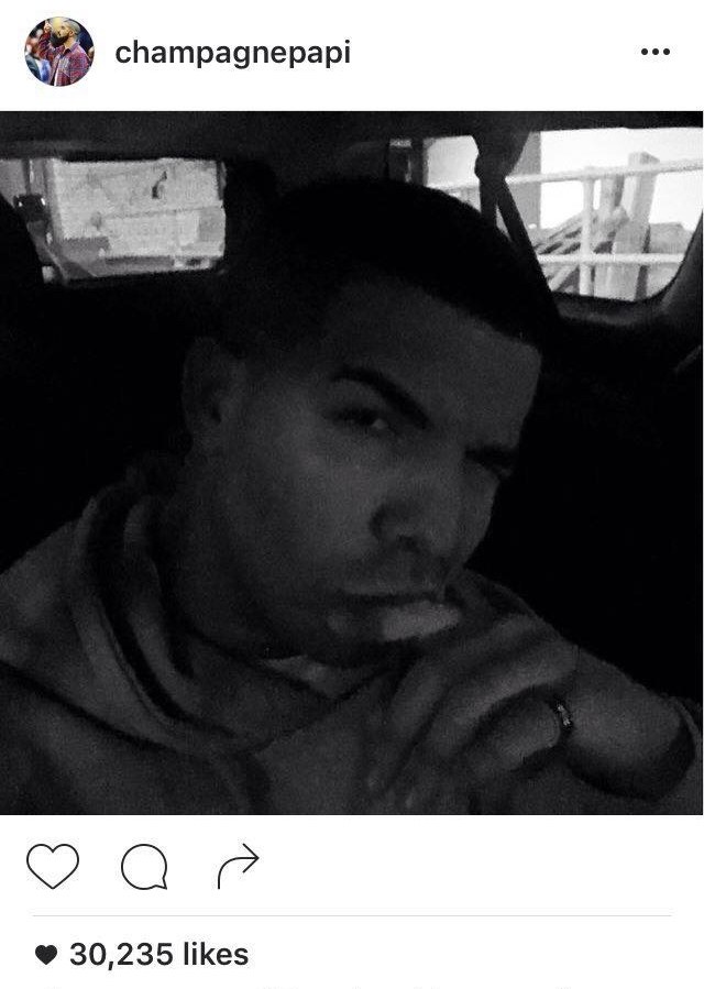 Drake na Instagramie` /