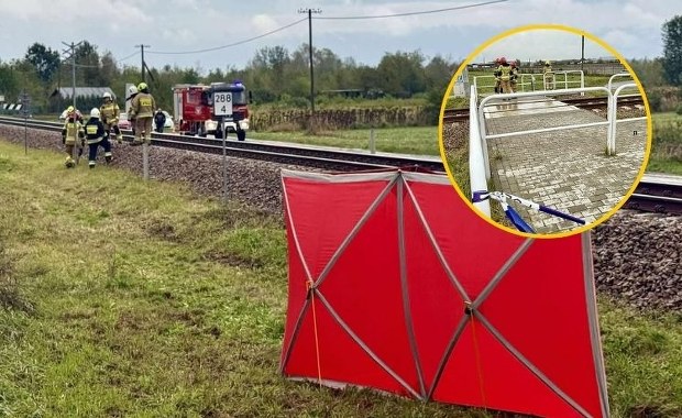 Dramat na przejściu kolejowym. Nie żyją dziadek i wnuczka