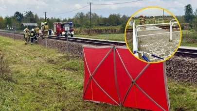 Dramat na przejściu kolejowym. Nie żyją dziadek i wnuczka