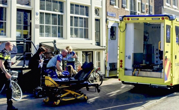 Dramat w sercu Amsterdamu: Polak ranny po ataku nożownika