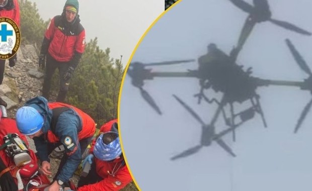 Dramatyczna akcja ratunkowa w Tatrach. Użyto drona transportowego