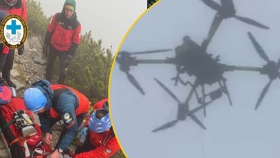 Dramatyczna akcja ratunkowa w Tatrach. Użyto drona transportowego