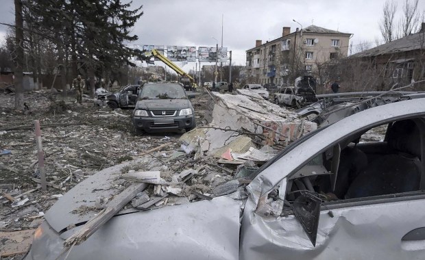 Dramatyczna sytuacja w Awdijiwce. Miasto "jest w czerwonej strefie"