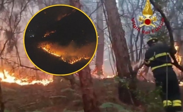 Dramatyczna walka z ogniem we Włoszech. 3500 osób ewakuowanych