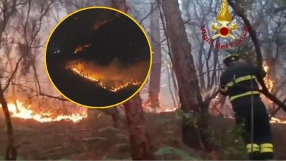 Dramatyczna walka z ogniem we Włoszech. 3500 osób ewakuowanych
