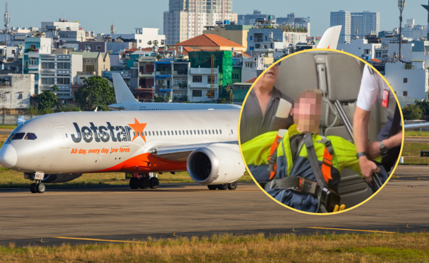 Dramatyczne chwile na lotnisku. Pasażerowie obezwładnili uzbrojonego nastolatka