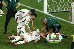 Dramatyczne chwile podczas meczu Szkocja-Węgry. Piłkarz padł na murawę