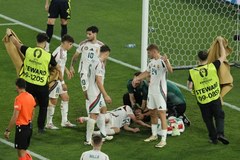 Dramatyczne chwile podczas meczu Szkocja-Węgry. Piłkarz padł na murawę