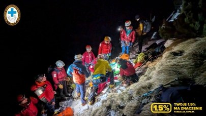 Dramatyczne chwile w Tatrach. Turysta spadał przez ponad 100 m