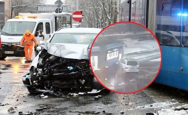 Dramatyczne nagranie. Tak doszło do wypadku, w którym zginął porwany mężczyzna we Wrocławiu
