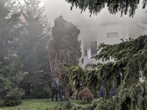 Dramatyczne sceny w Brzegu. Wybuch podczas eksmisji lokatora