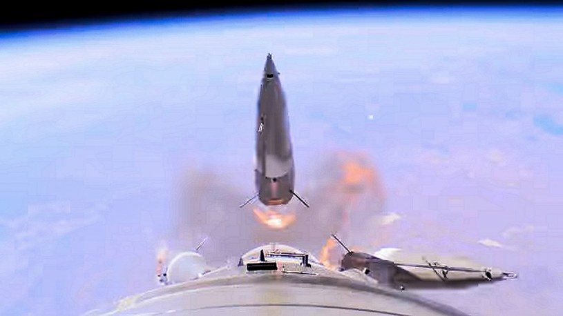 Dramatyczny film z awarii Sojuza, na pokładzie którego znajdowali się astronauci /Geekweek