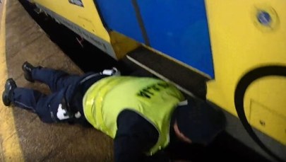 Dramatyczny finał biegu za pociągiem