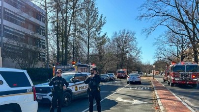 Dramatyczny incydent przed ambasadą Izraela w Waszyngtonie