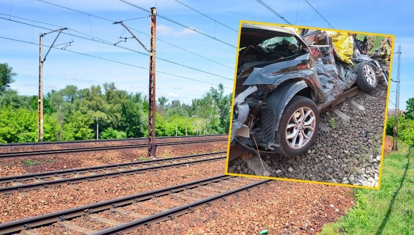 Dramatyczny wypadek na torach. Zginęły cztery osoby podróżujące samochodem /Shutterstock