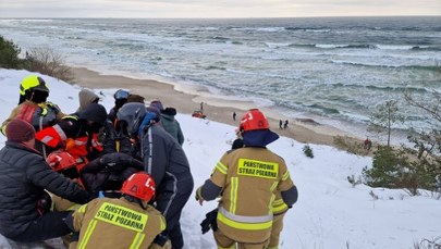 Dramatyczny wypadek paralotniarza. Mężczyzna spadł z klifu