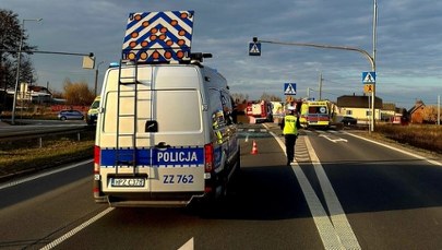 Dramatyczny wypadek przy przejściu dla pieszych. Lądował LPR