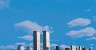 Drapacze chmur: panorama Manhattanu, Nowy Jork /Encyklopedia Internautica