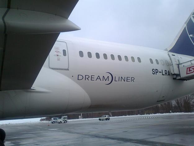 Dreamliner w barwach LOT-u. Fot. Krzysztof Mrówka /INTERIA.PL