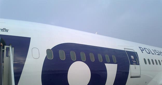 Dreamliner w barwach LOT-u. Fot. Krzysztof Mrówka /INTERIA.PL