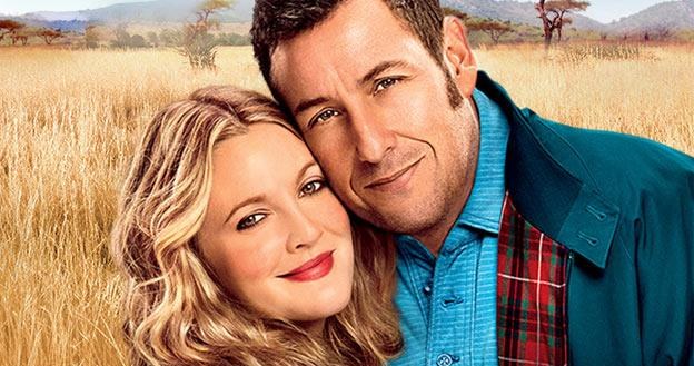 Drew Barrymore i Adam Sandler w filmie "Rodzinne rewolucje" /materiały dystrybutora