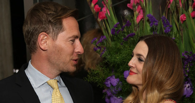 Drew Barrymore i jej mąż nie odstępowali się na krok /Neilson Bernard /Getty Images