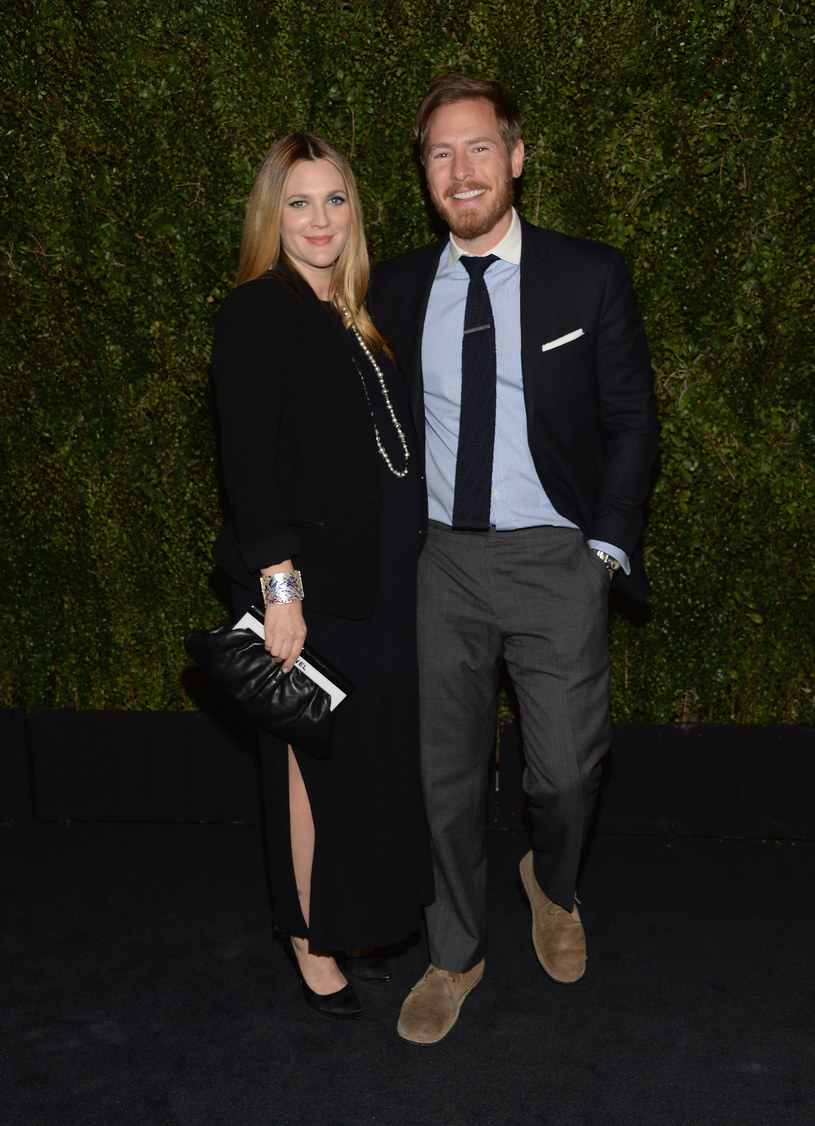 Drew Barrymore z mężem /- /Getty Images